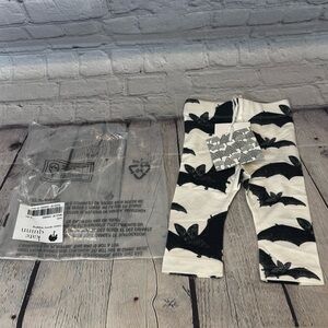 Kate Quinn Bamboo Bat Pattern Baby Leggings